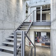 beton na klatce schodowej